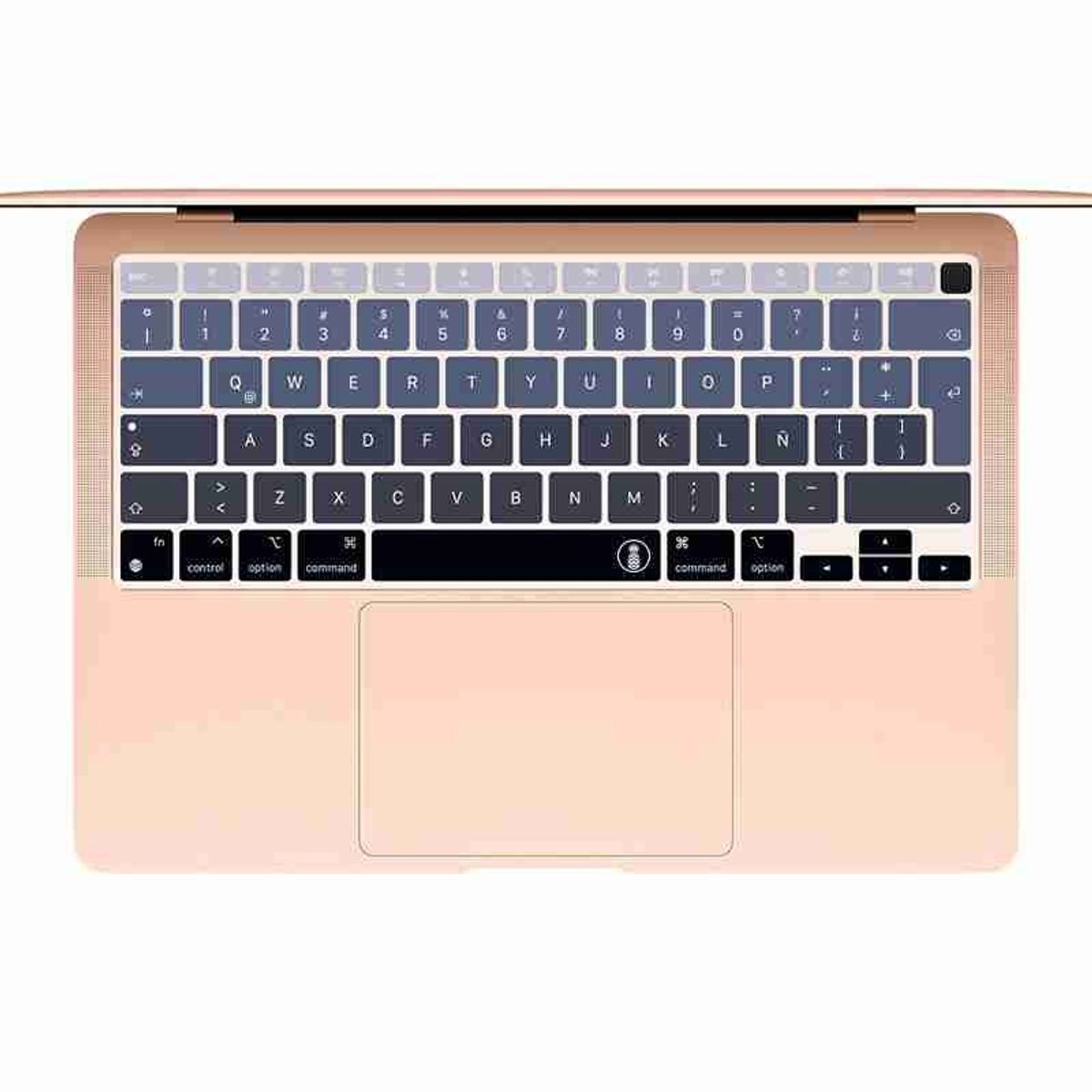 PINEAPPLESTORE - Protector Teclado Macbook Air 13.3 2020 A2337 M1 Escala de Gris