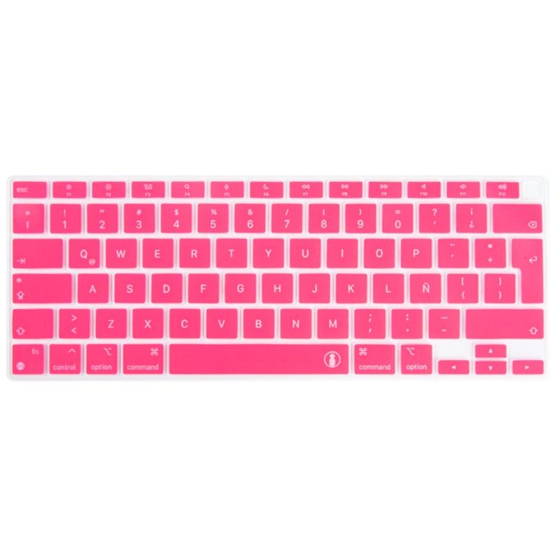 PINEAPPLESTORE - Protector Teclado Macbook Air 13.3 2020 A2337 M1 Rosado