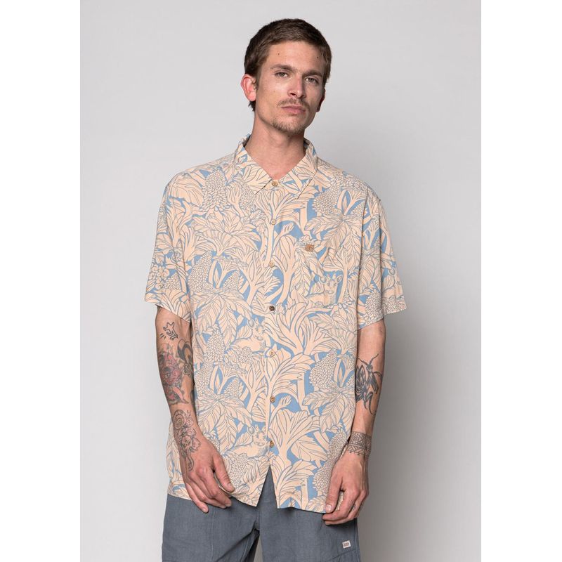 KAYA UNITE - Guayabera Nalka Peach