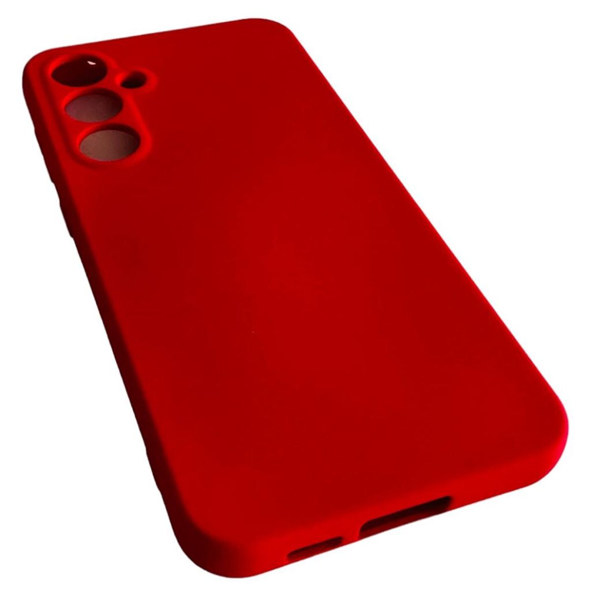 GENERICO - Carcasa Funda Para Samsung S24 Fe Silicona Rojo