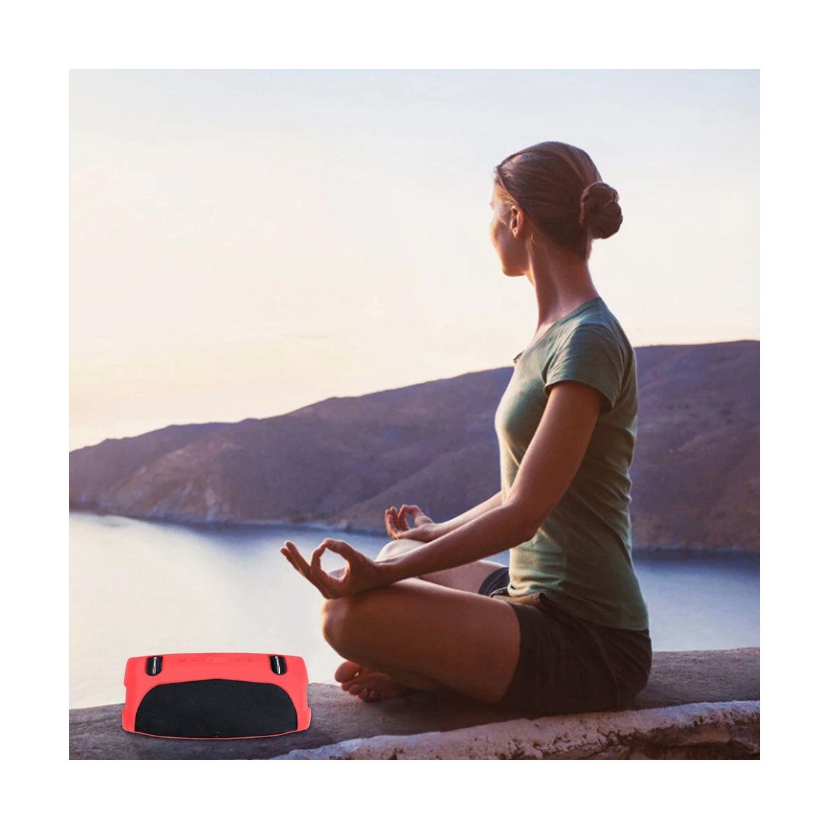 GENERICO - Funda Protectora Premiun para Parlante JBL Xtreme 3 Rojo