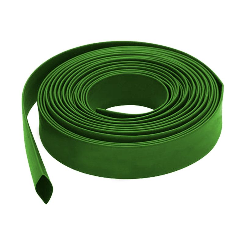 GENERICO - Manga Termocontraible Ø40 / 65mm Verde Rollo 5 metros