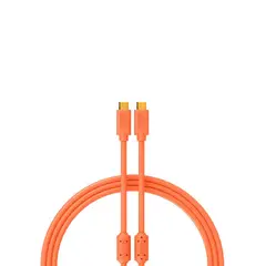 GENERICO - Cable USB C a USB C 32 de 1 Metro Naranjo