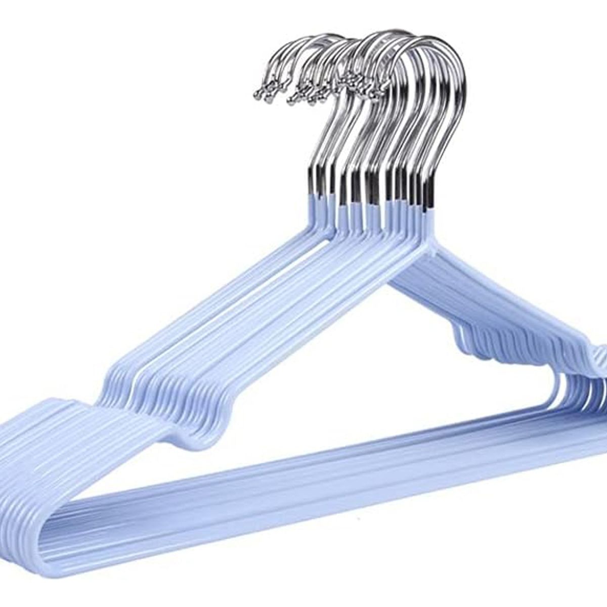 GENERICO - 10 Perchas Azules Antideslizantes Y Engrosadas