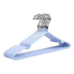 GENERICO - 10 Perchas Azules Antideslizantes Y Engrosadas