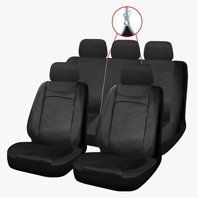 GALANTA - Funda Cubre Asiento Galanta Luxury negro 4.8mm 18D foam