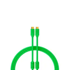 GENERICO - Cable USB C a USB C 32 de 1 Metro Verde Chroma