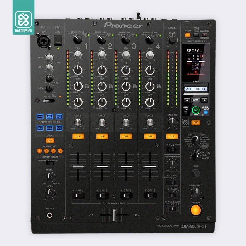 GENERICO - Skin DJM-900NXS Day & Night Negro Doto Desing