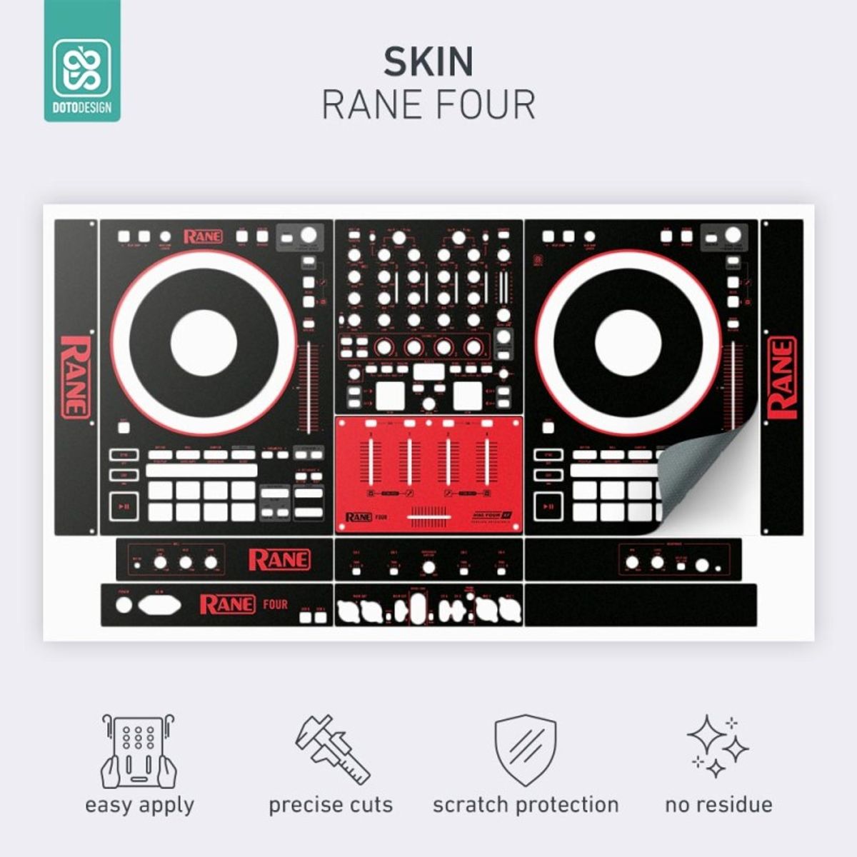 GENERICO - Skin  Rane Four Colors DVS Rojo Doto Desing Default Title