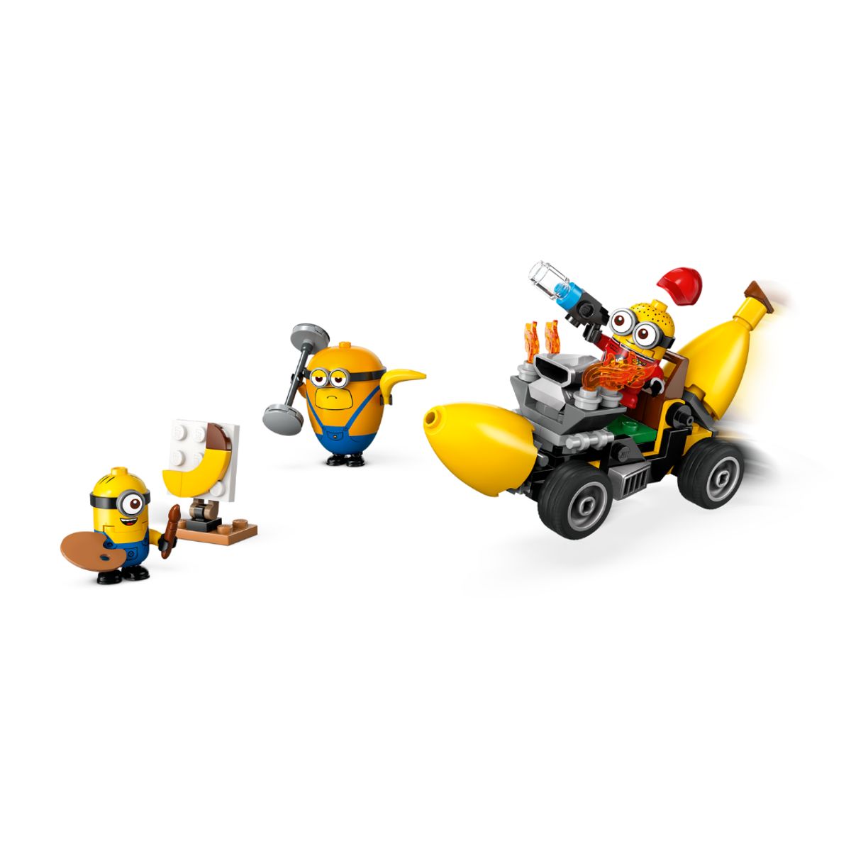 LEGO - LEGO Minions y Coche Banana - 75580