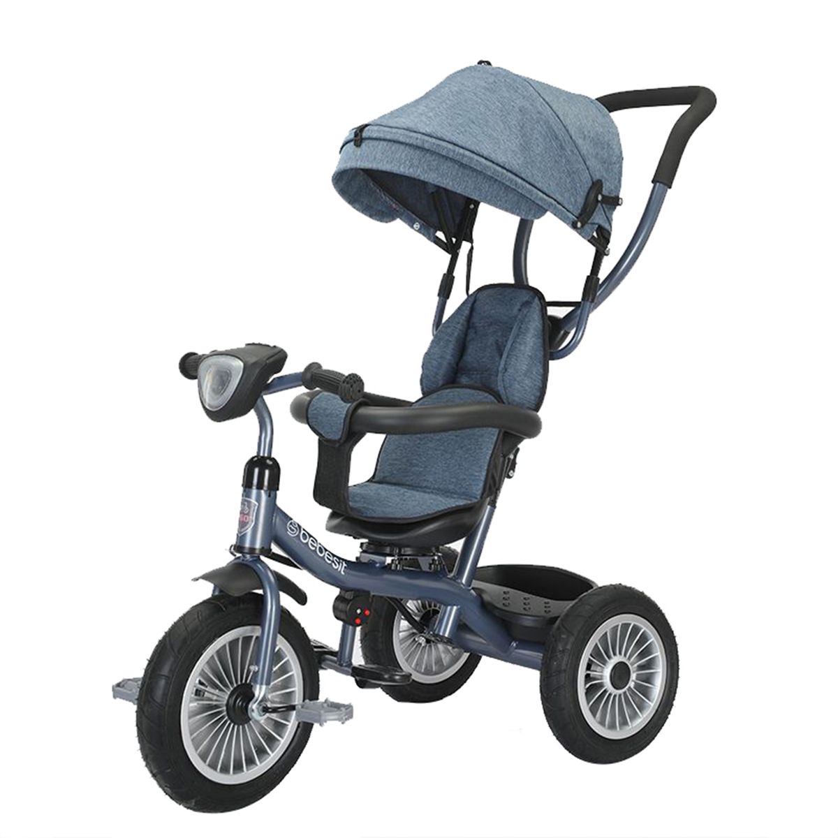 BEBESIT - Triciclo Paseo Infantil 360 1326 LX Azul Bebesit
