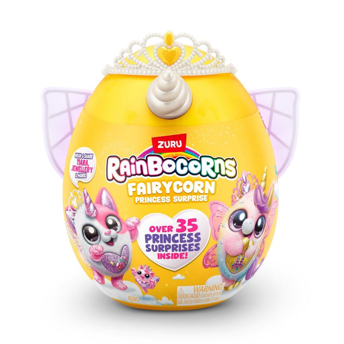 ANSALDO - Huevo Sorpresa Princesa  Rainbocorn Zuru - Marfil