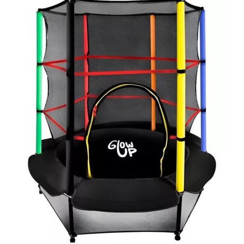 GENERICO - Cama elástica Glowup 140 m malla seguridad superior