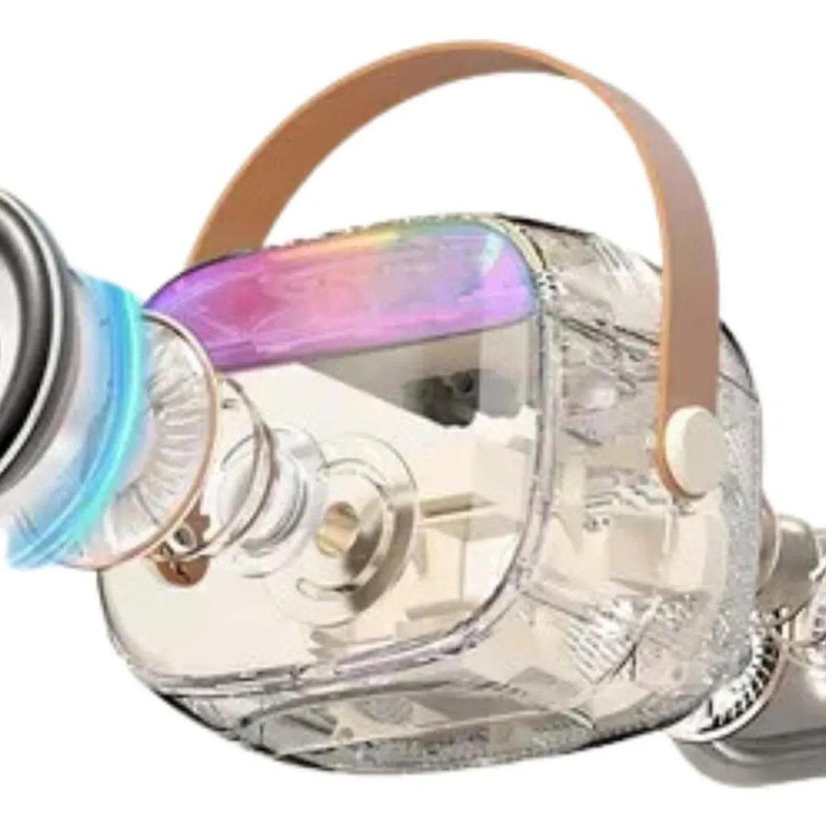 IMPORTCLICK - Mini Parlante Karaoke Infantil Micrófono Portátil Recargable Rosa - Rosa