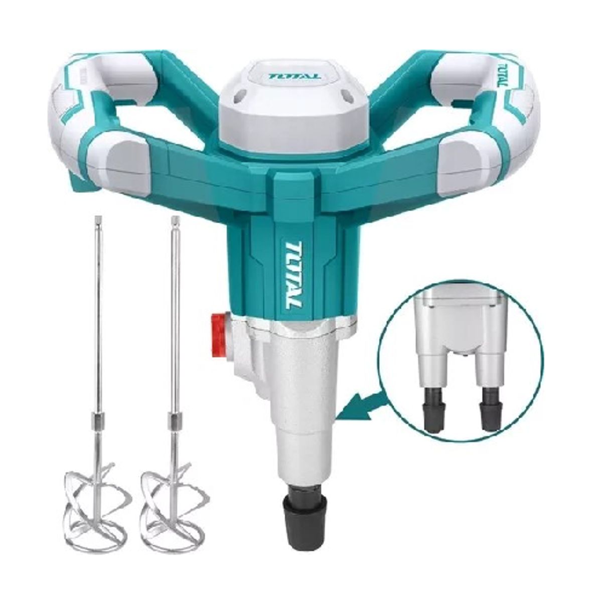 TOTAL TOOLS - Mezclador Bekron Pintura Cemento 1800w Total Td616006