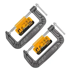 INGCO - Pack 2 Prensa Tipo C 5 Pulgadas (125mm) Hgc0105