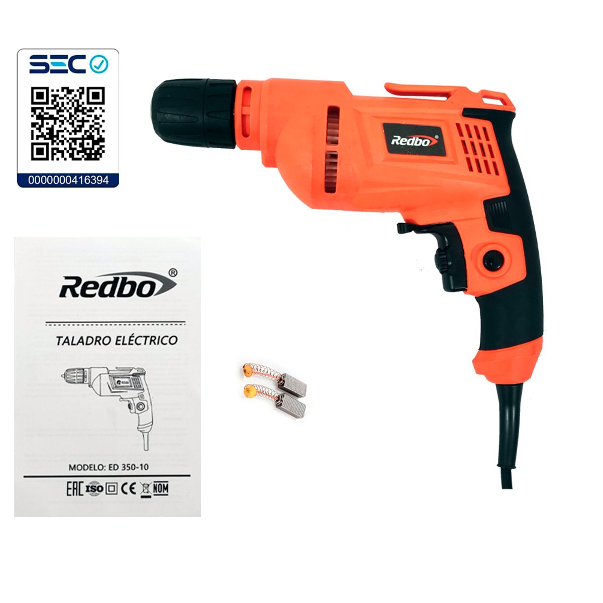 REDBO - Taladro Eléctrico Redbo ED 350-10