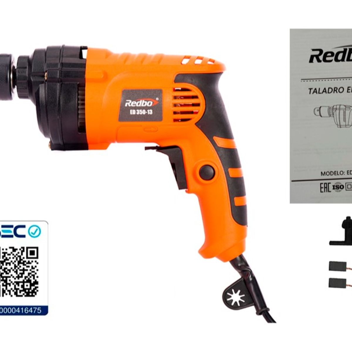 REDBO - Taladro Eléctrico REDBO ED 350-13