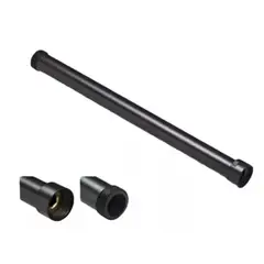 GENERICO - Extensión Para Columnas De Ducha Negra 30 Cm