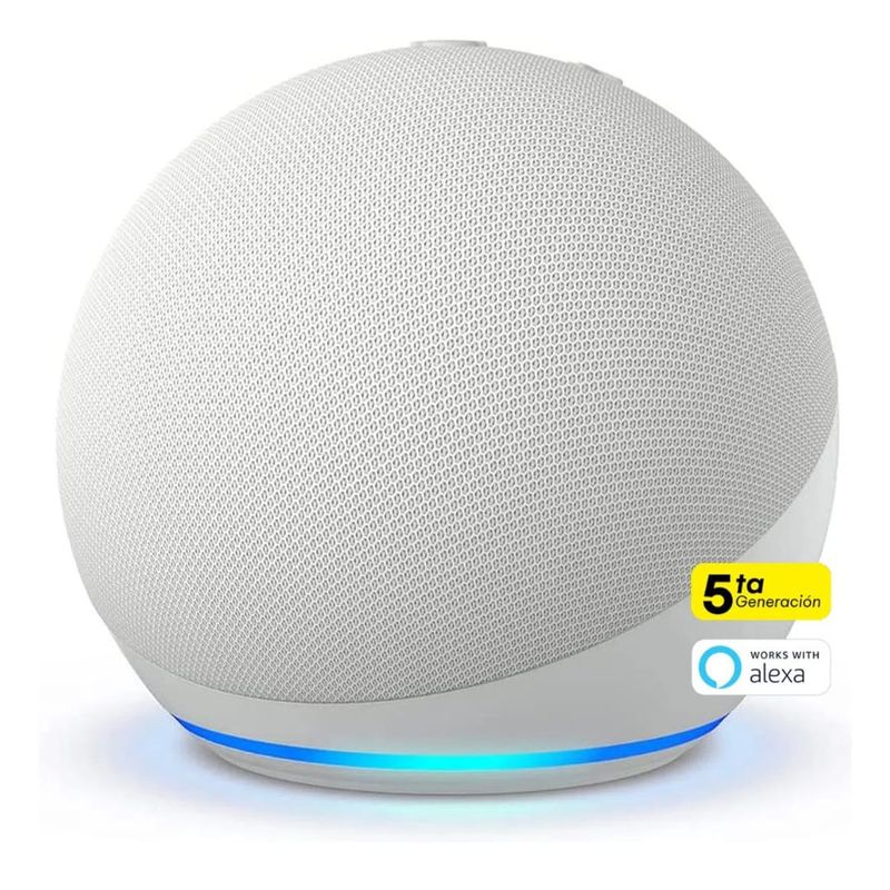 AMAZON - Amazon Echo Dot 5th Gen Con Asistente Virtual Alexa White