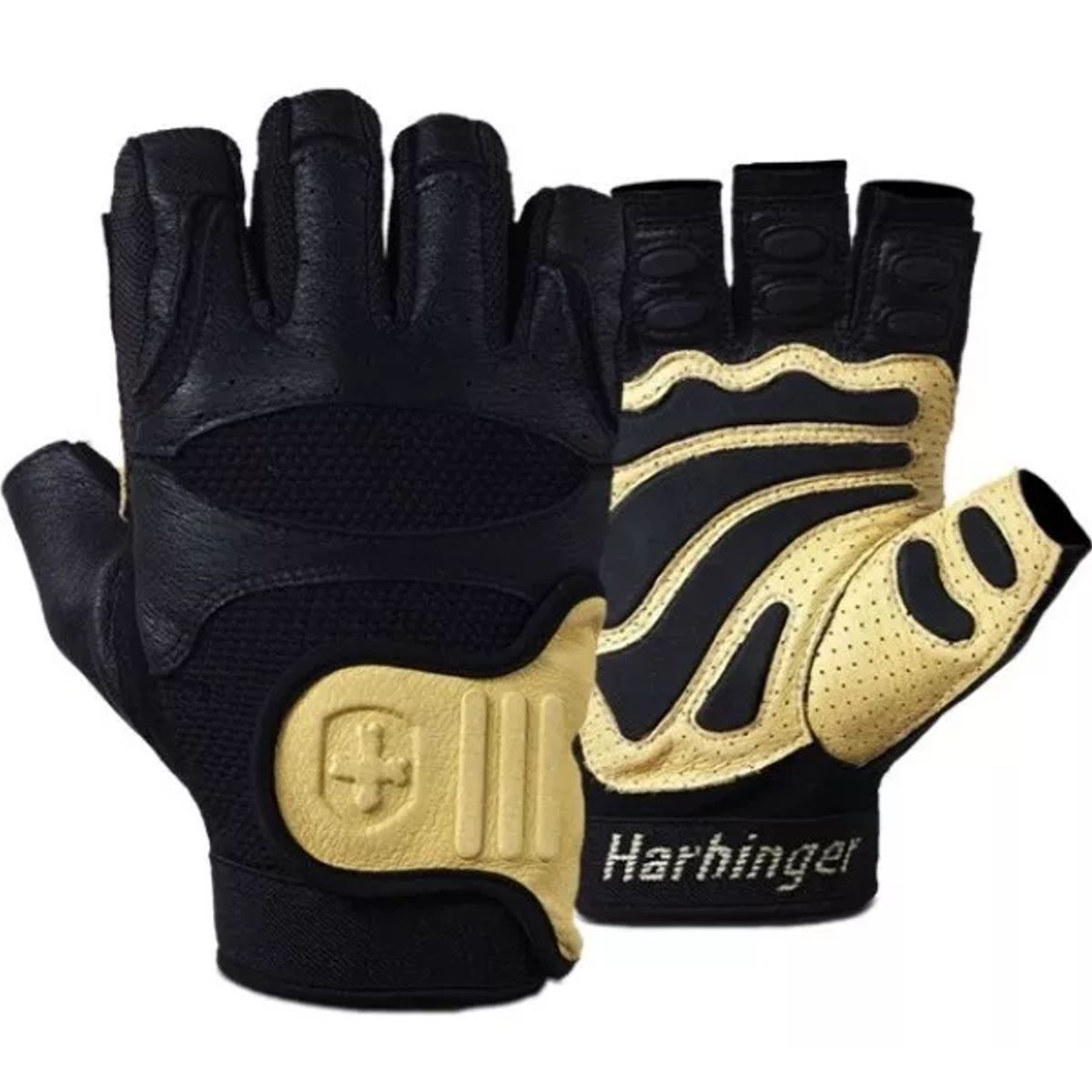 HARBINGER - Guantes De Gimnasio Para Pesas Harbinger Big Grip Ii Talla M