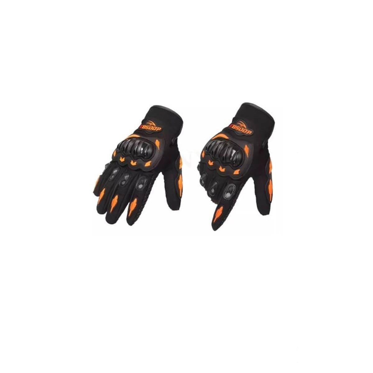 GENERICO - Guantes Moto Invierno Impermeables NegroNaranja L