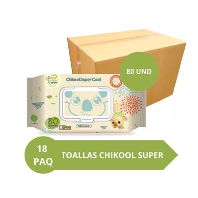 Imagen 2 del producto Toallas Humedas Chikool New Extra Suave 80und X18