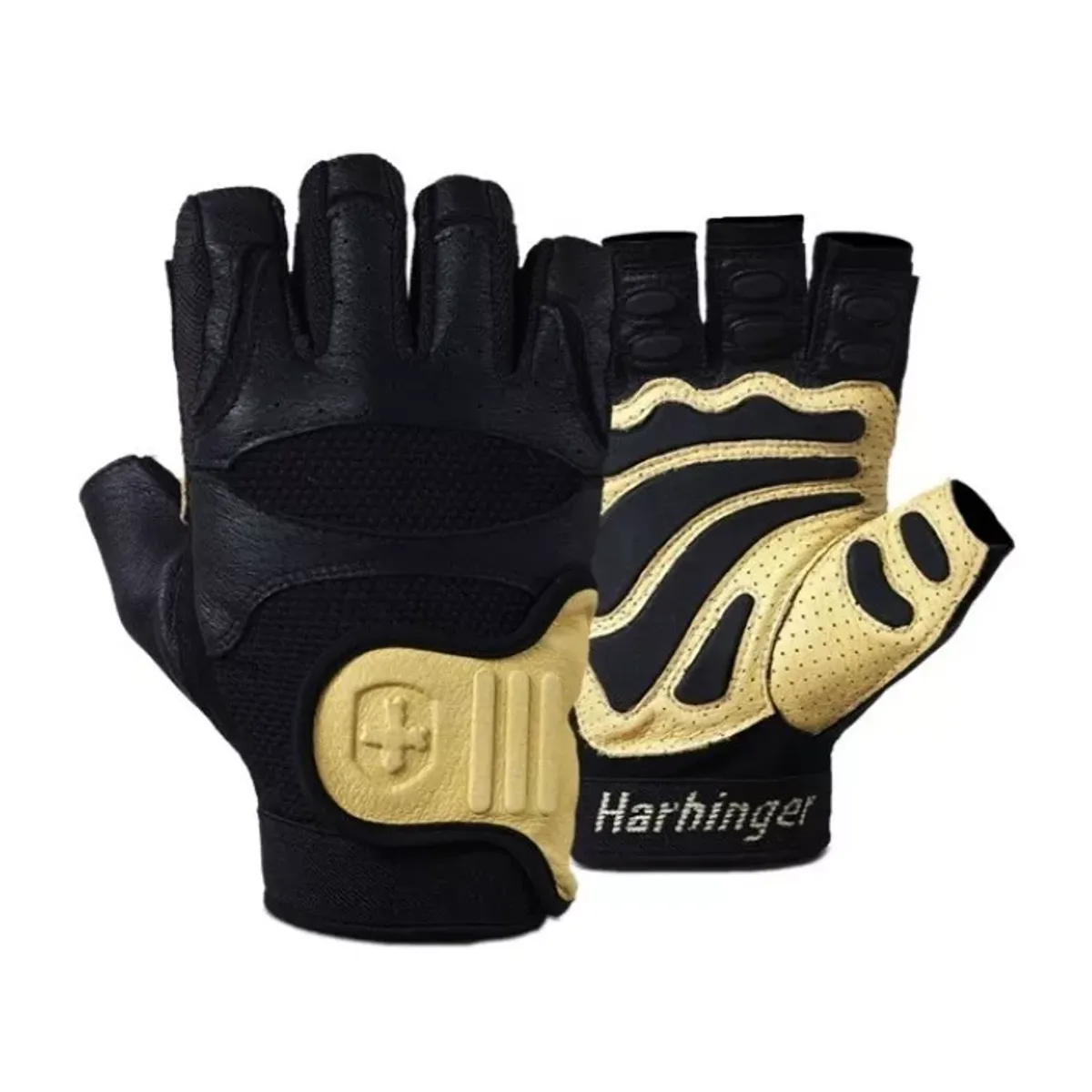 HARBINGER - Guantes De Gimnasio Para Pesas Harbinger Big Grip Ii Talla L