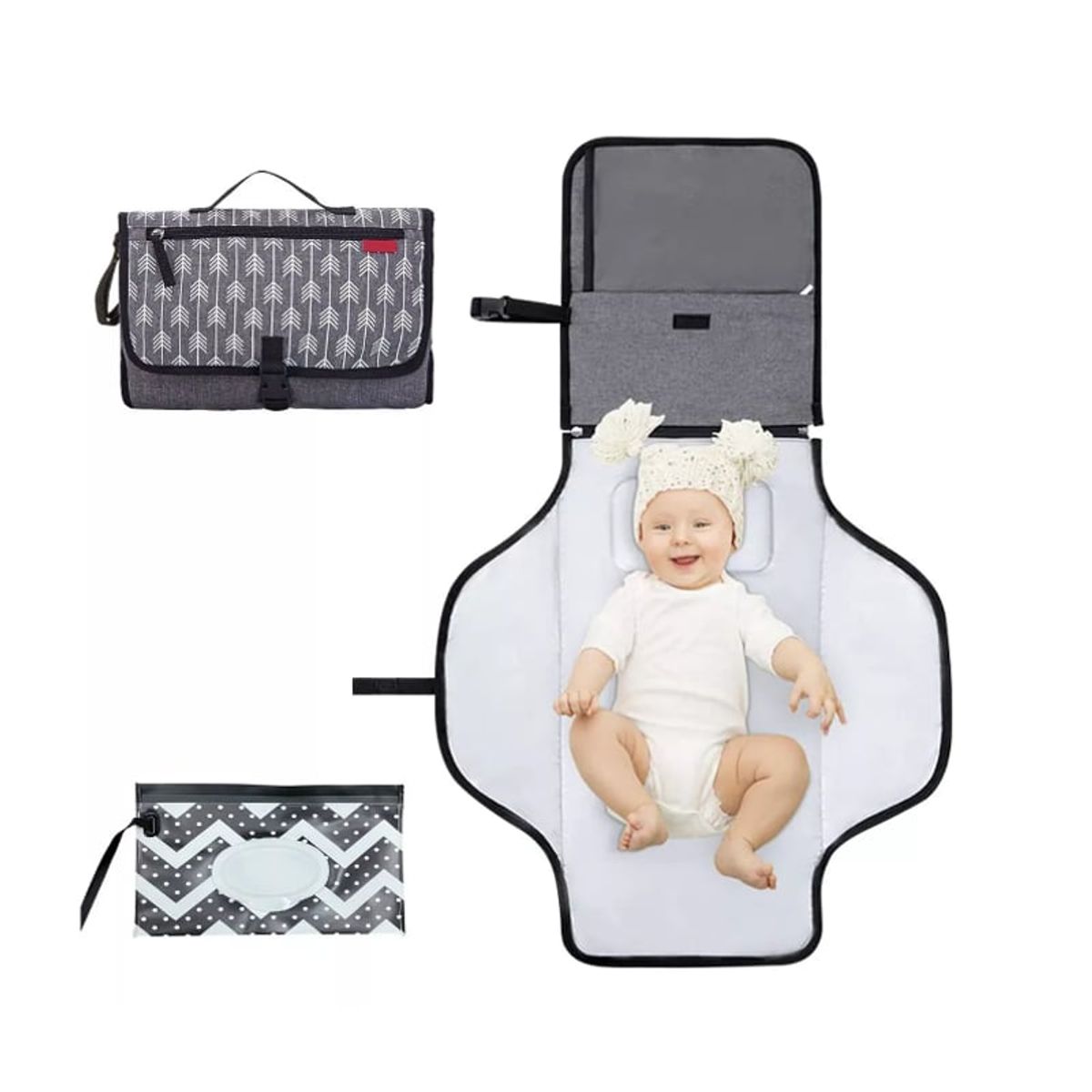 GENERICO - Mudador Portátil Impermeable Bebé Cambiador Plegable