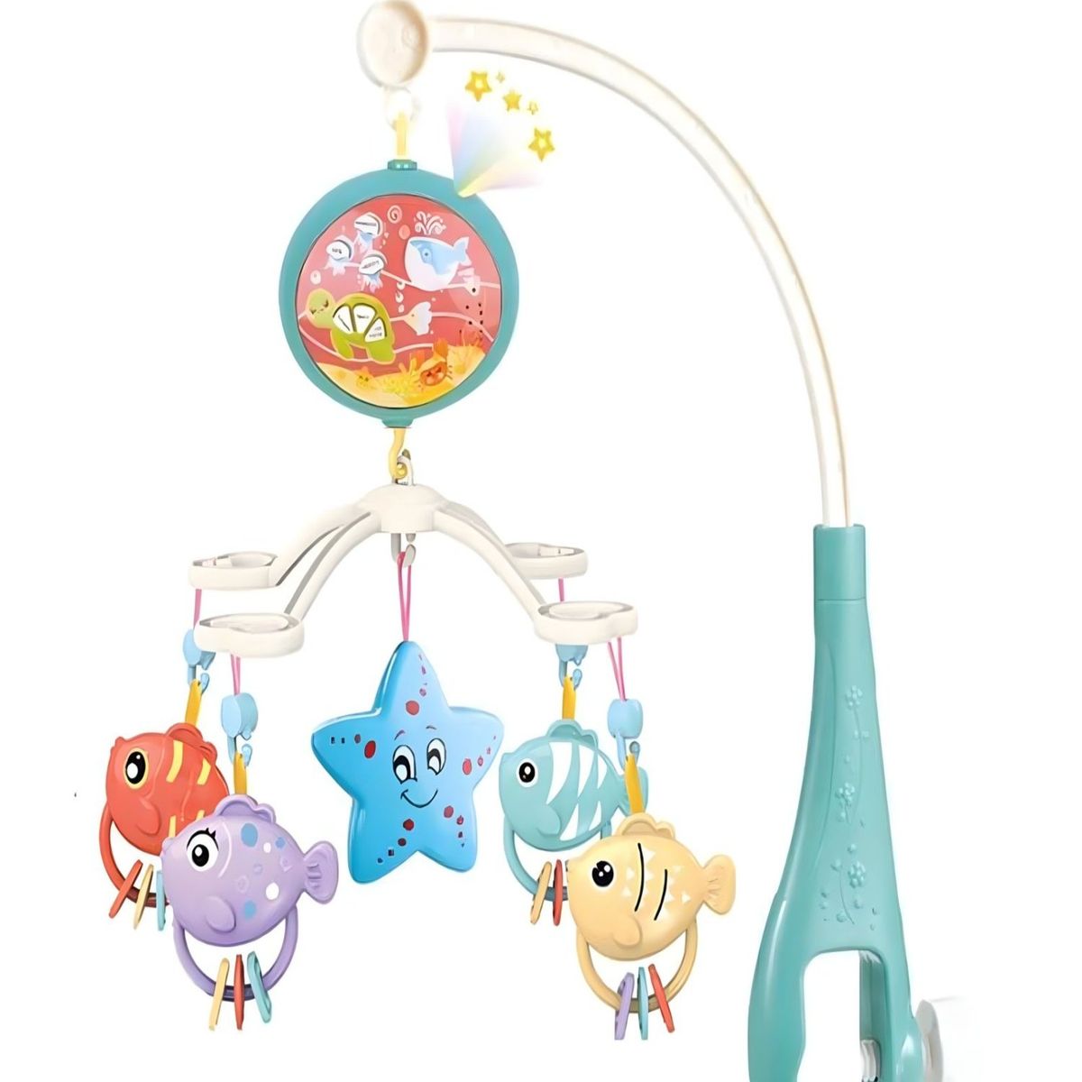 GENERICO - Movil MUSICAL para cuna bebé Con Control y Luz
