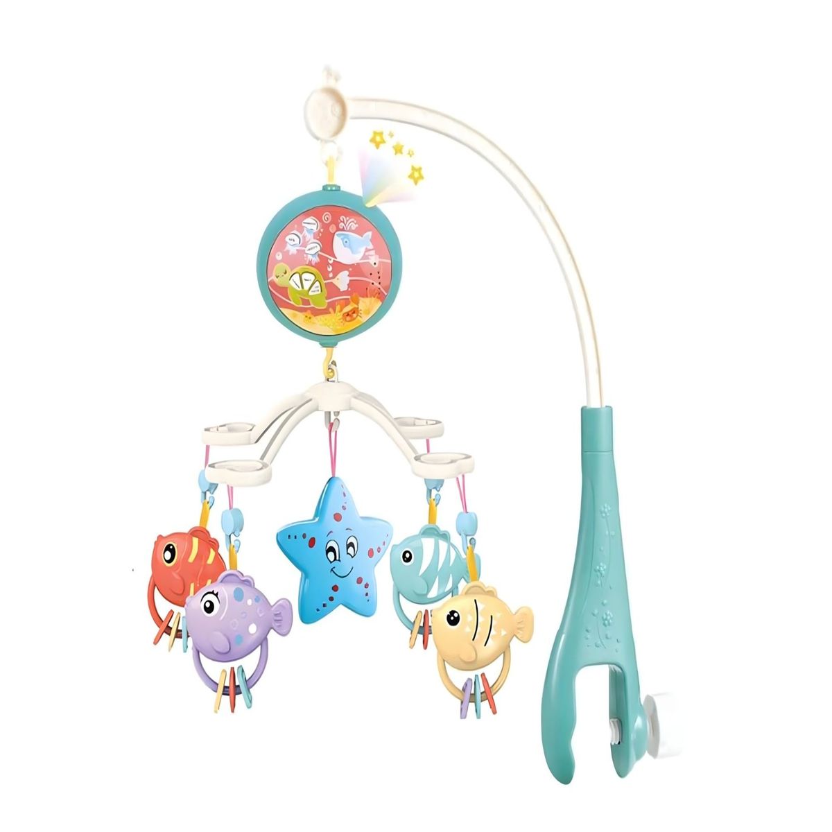 GENERICO - Movil MUSICAL para cuna bebé Con Control y Luz