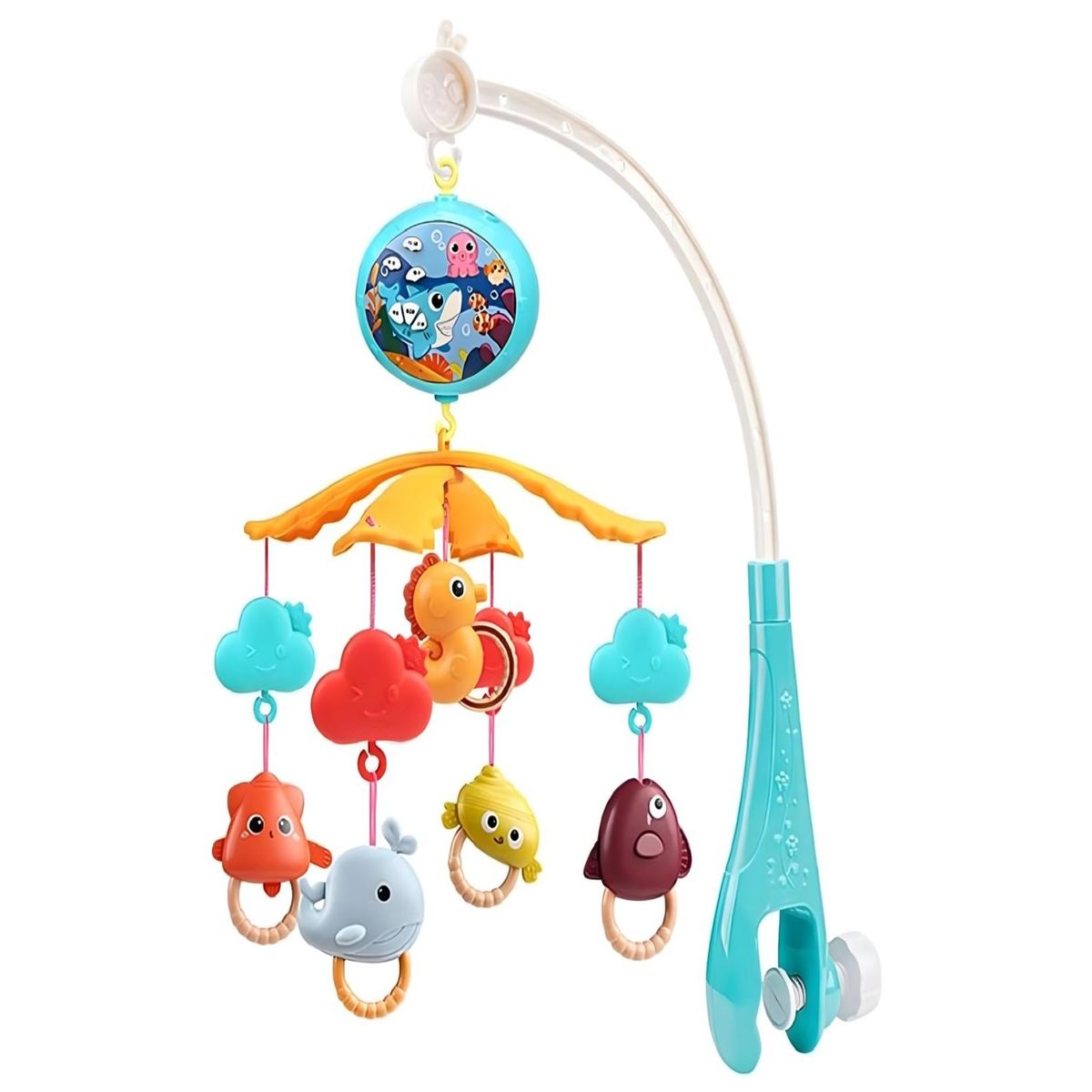 GENERICO - Movil MUSICAL CON LUZ  Y SONIDO cuna bebé Con Control