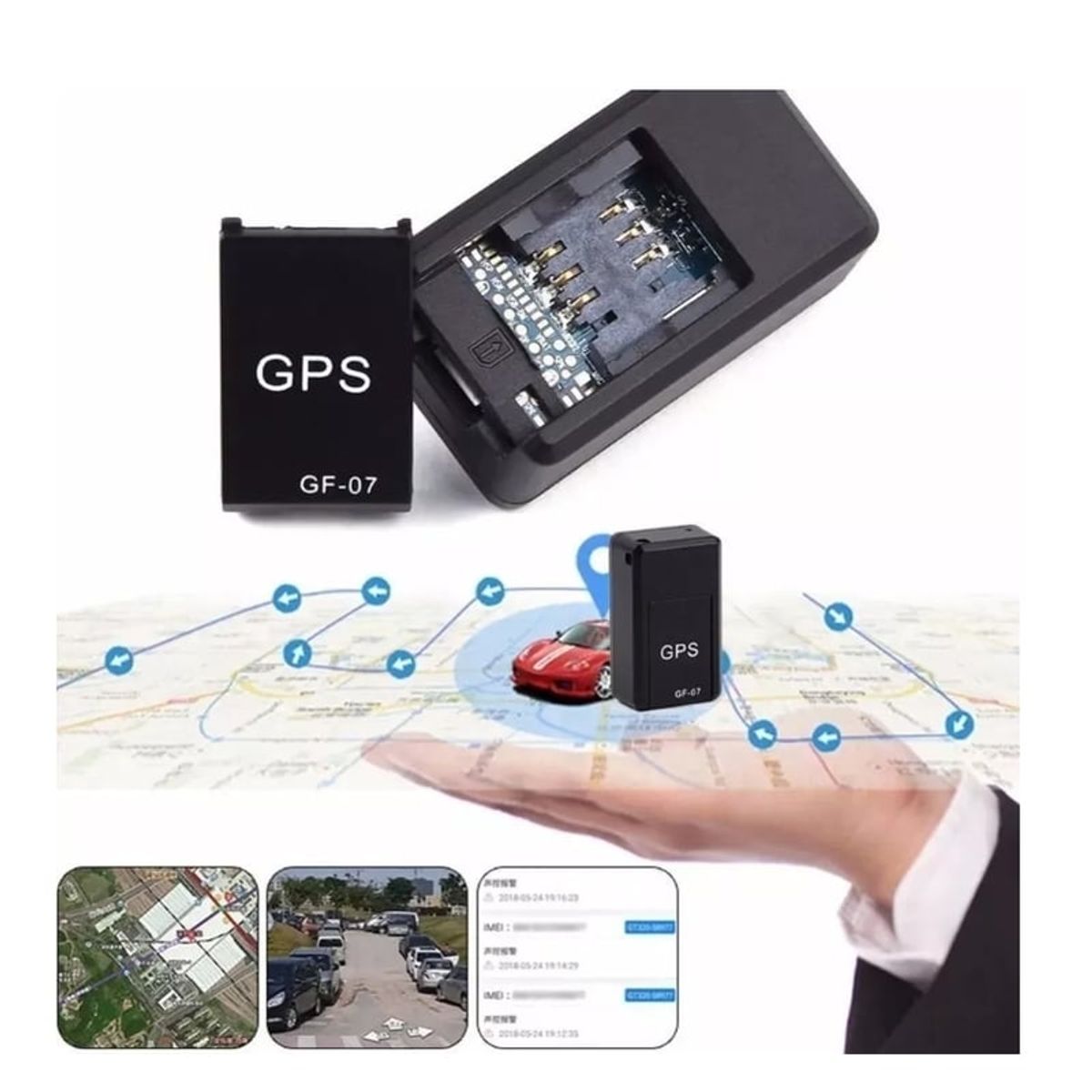 GENERICO - Mini Localizador Rastreador Gps Auto Tracker Gf07