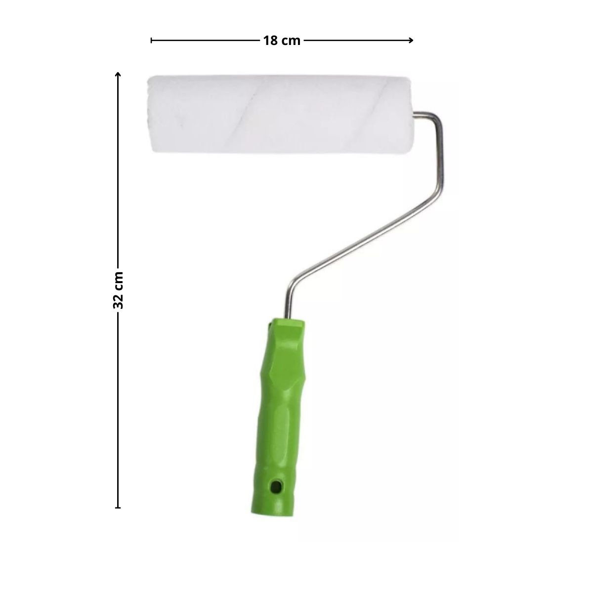 GENERICO - Rodillo Fibra Termo fusionado 18cm 7" Pelo Corto Lizcal