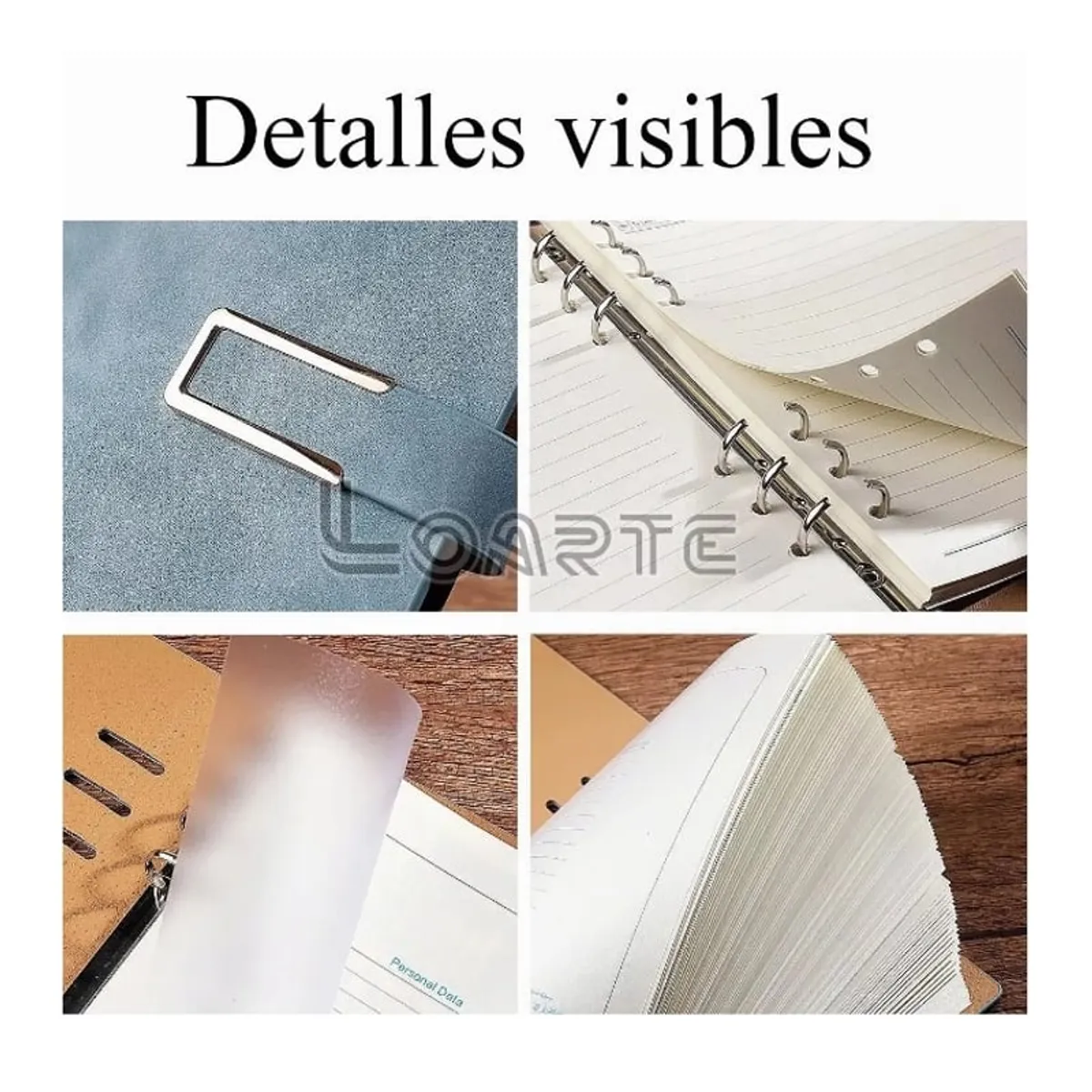 GENERICO - Cuaderno Inteligente Hebilla Magnética De Cuero Sintético