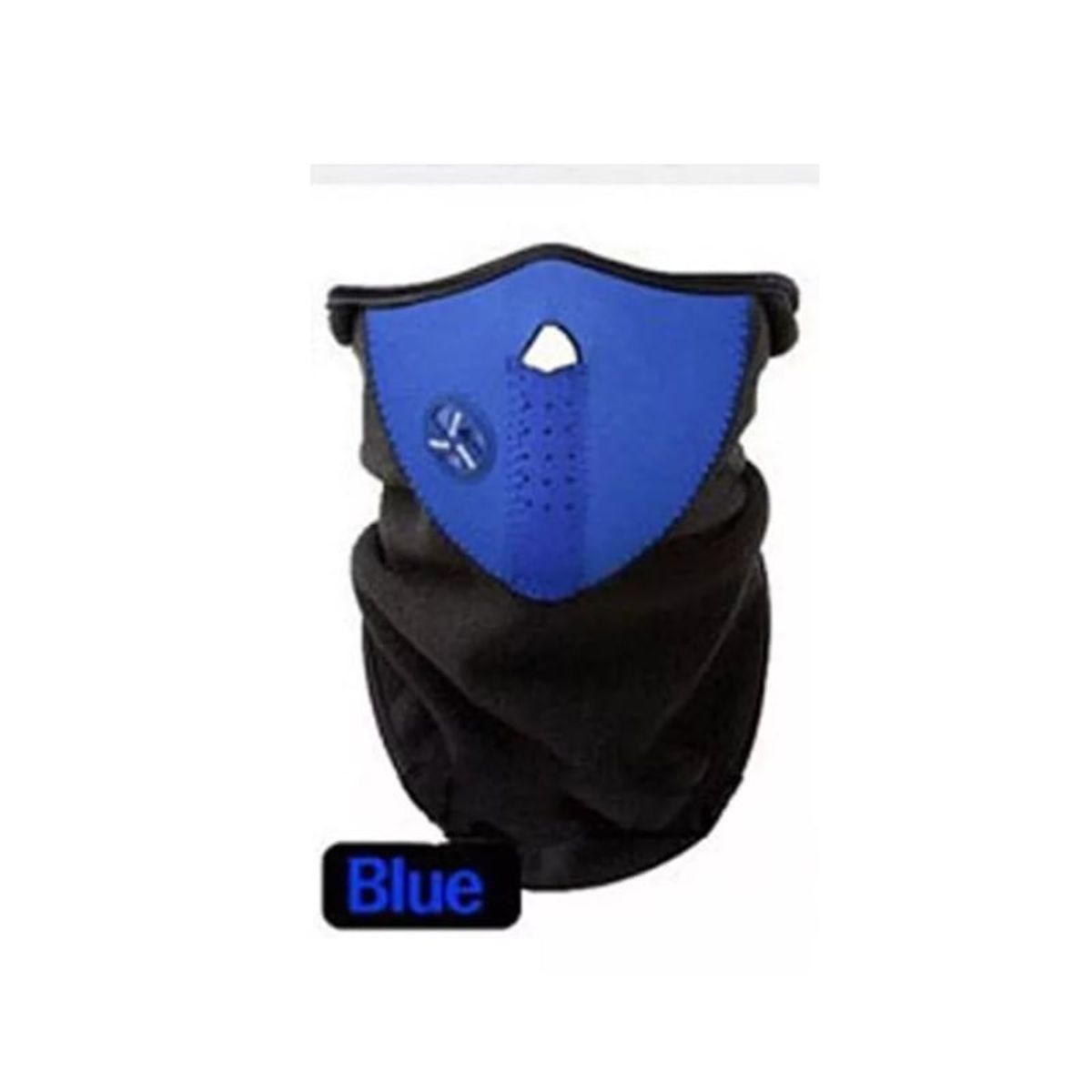 GENERICO - Mascara Termica Neopreno Con Cuello Polar Bicicleta Moto