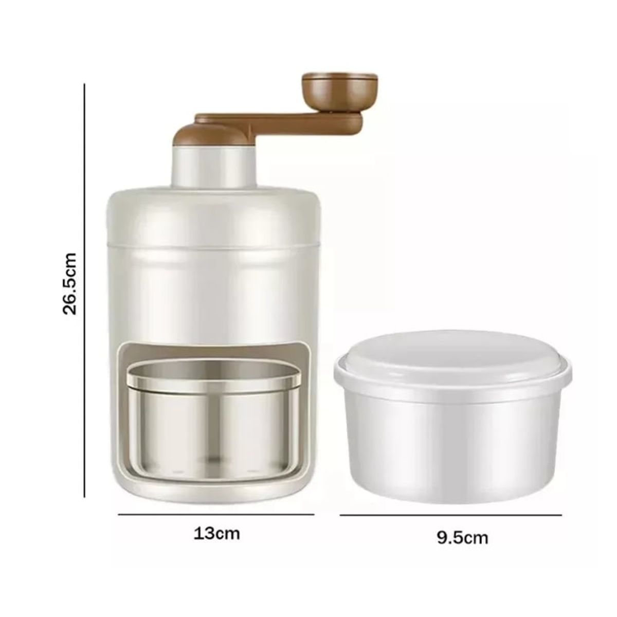 GENERICO - Moledor Hielo Manual Picador Triturador En Forma Granizado