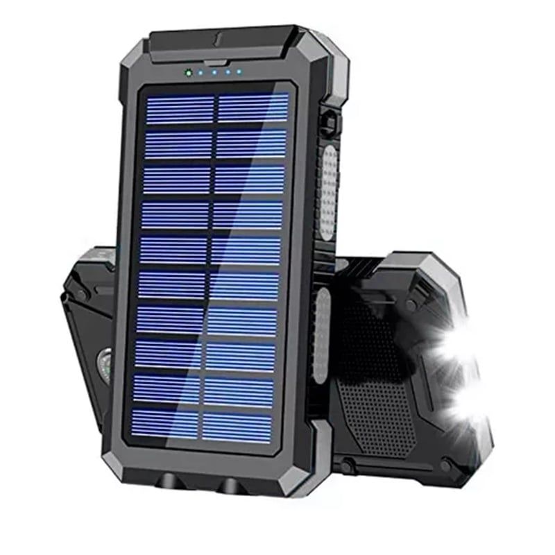 GENERICO - Bateria Portatil Externa 20000 Mah 2 Usb Solar Powerbank