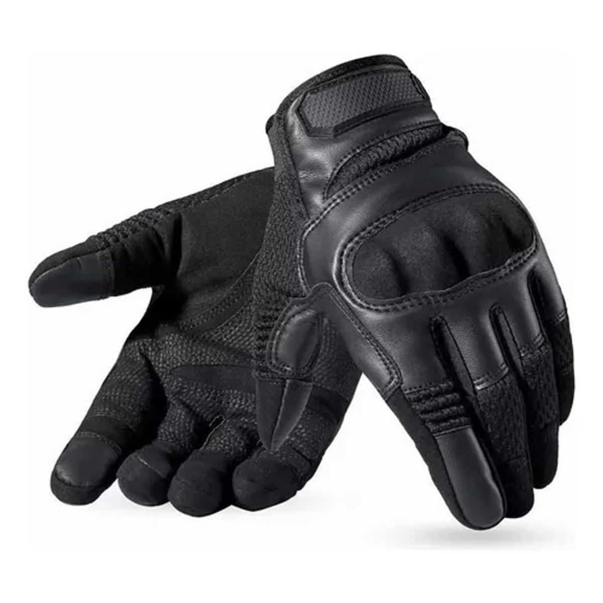 GENERICO - Guantes De Cuero Aptos Para Pantalla Táctil Motociclista