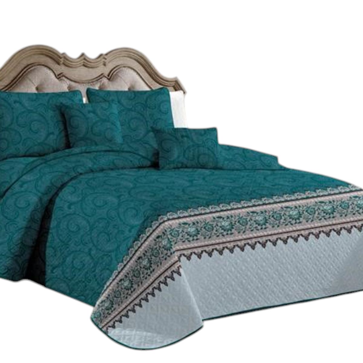 GENERICO - Cobertor Quilt De Verano + Juego De Sabanas 2 Plazas