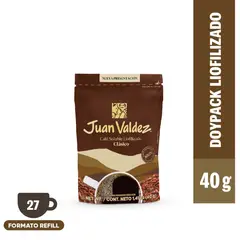 JUAN VALDEZ - Café Soluble Liofilizado Doy Pack 40g