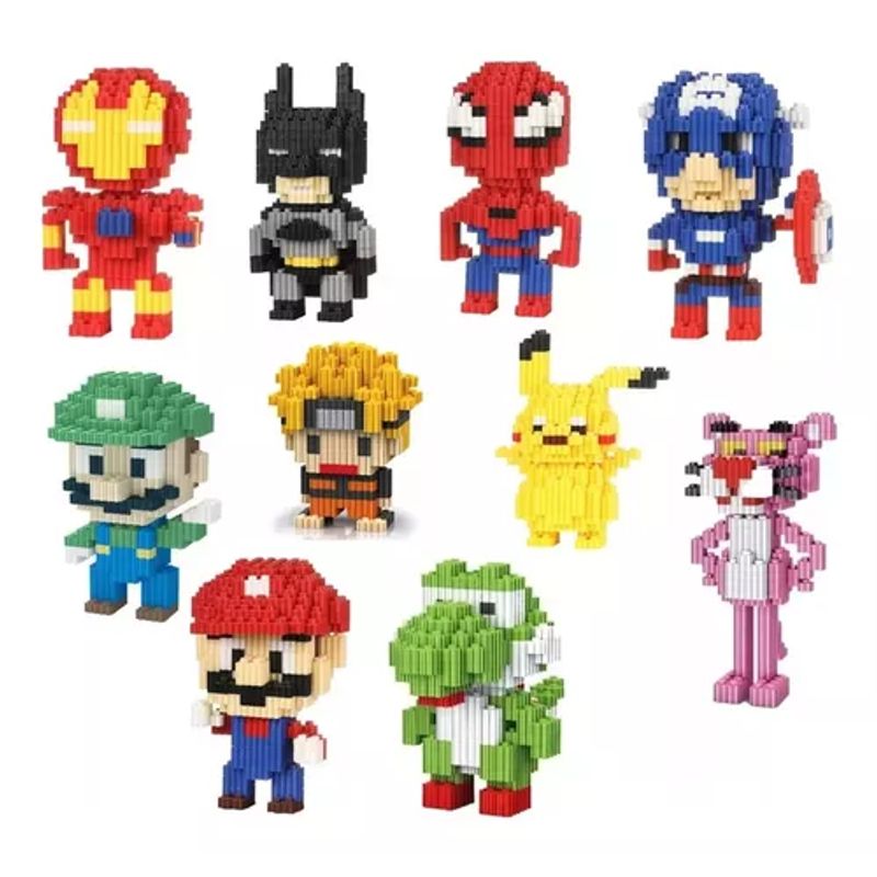 GENERICO Mini Bloques Tipo Lego Batman Figura 3d Armable