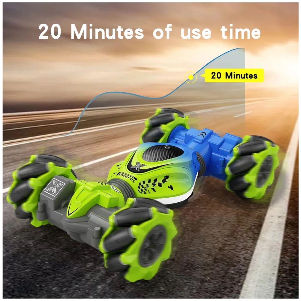 GENERICO - Auto control Remoto 3 Modos Sensor movimiento control y mano