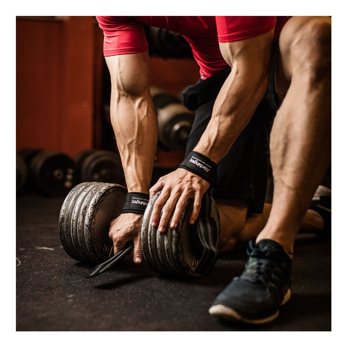 HARBINGER - Agarres Entrenamiento Pesas Harbinger No-slip Lifting Straps