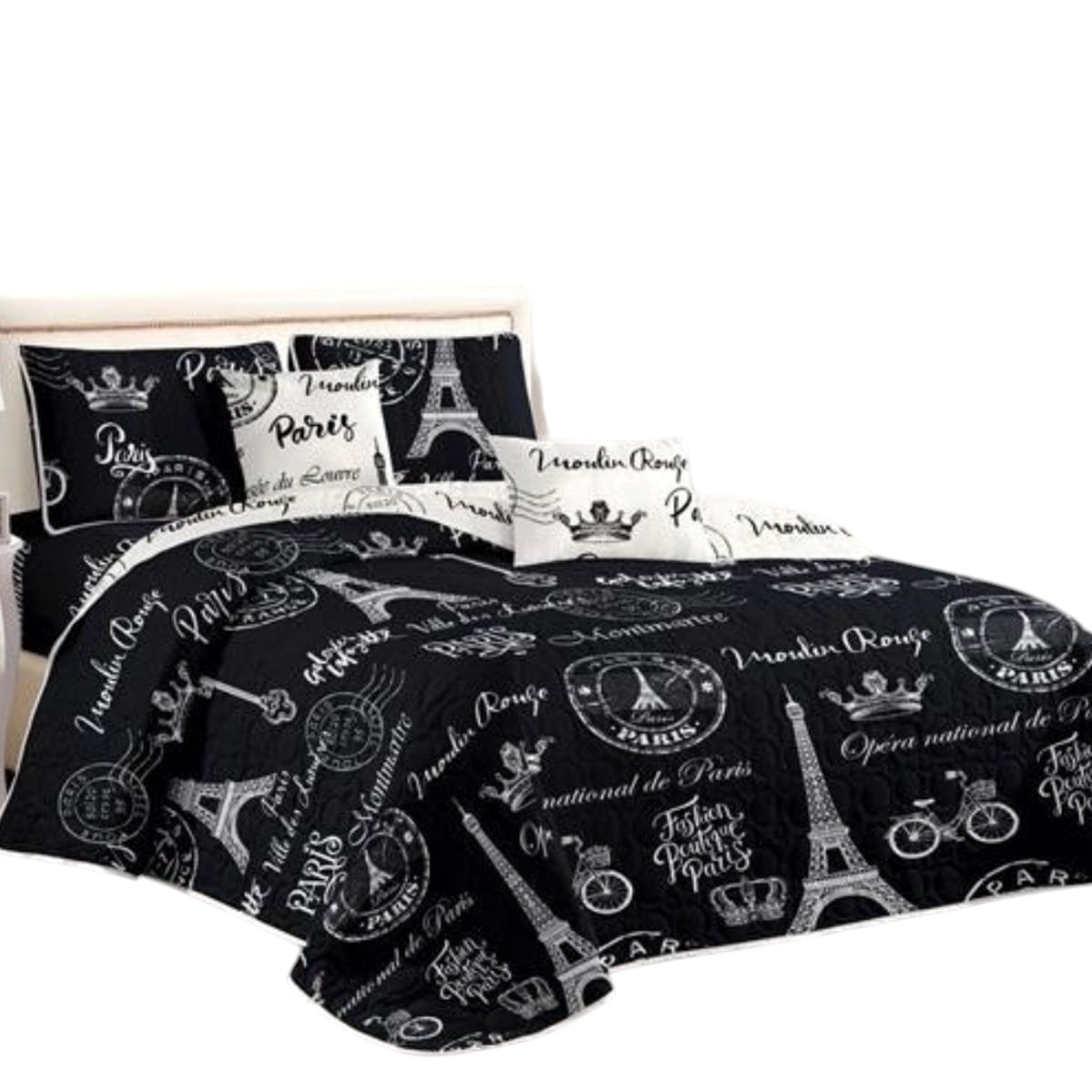 GENERICO - Cobertor Quilt De Verano + Juego De Sabanas 2 Plazas