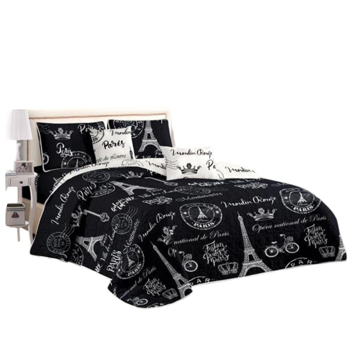 GENERICO - Cobertor Quilt De Verano + Juego De Sabanas 2 Plazas