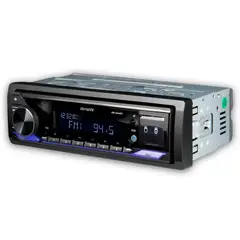 AIWA - Radio de Auto con Bluetooth LED USB Aux AW-544BT