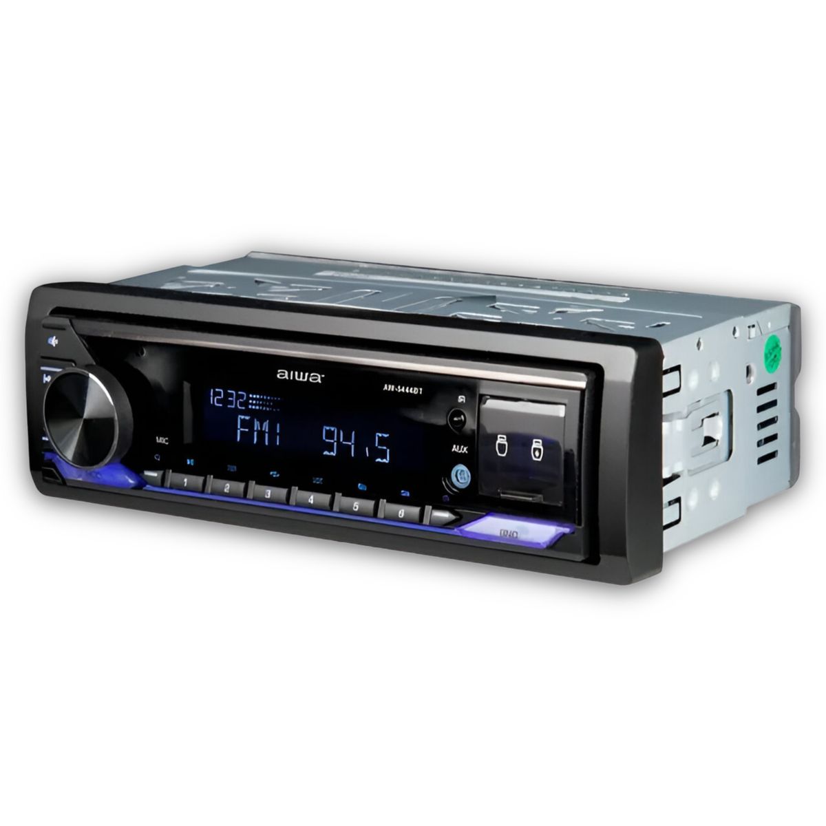 AIWA - Radio de Auto con Bluetooth LED  USB  Aux Aiwa AW-544BT