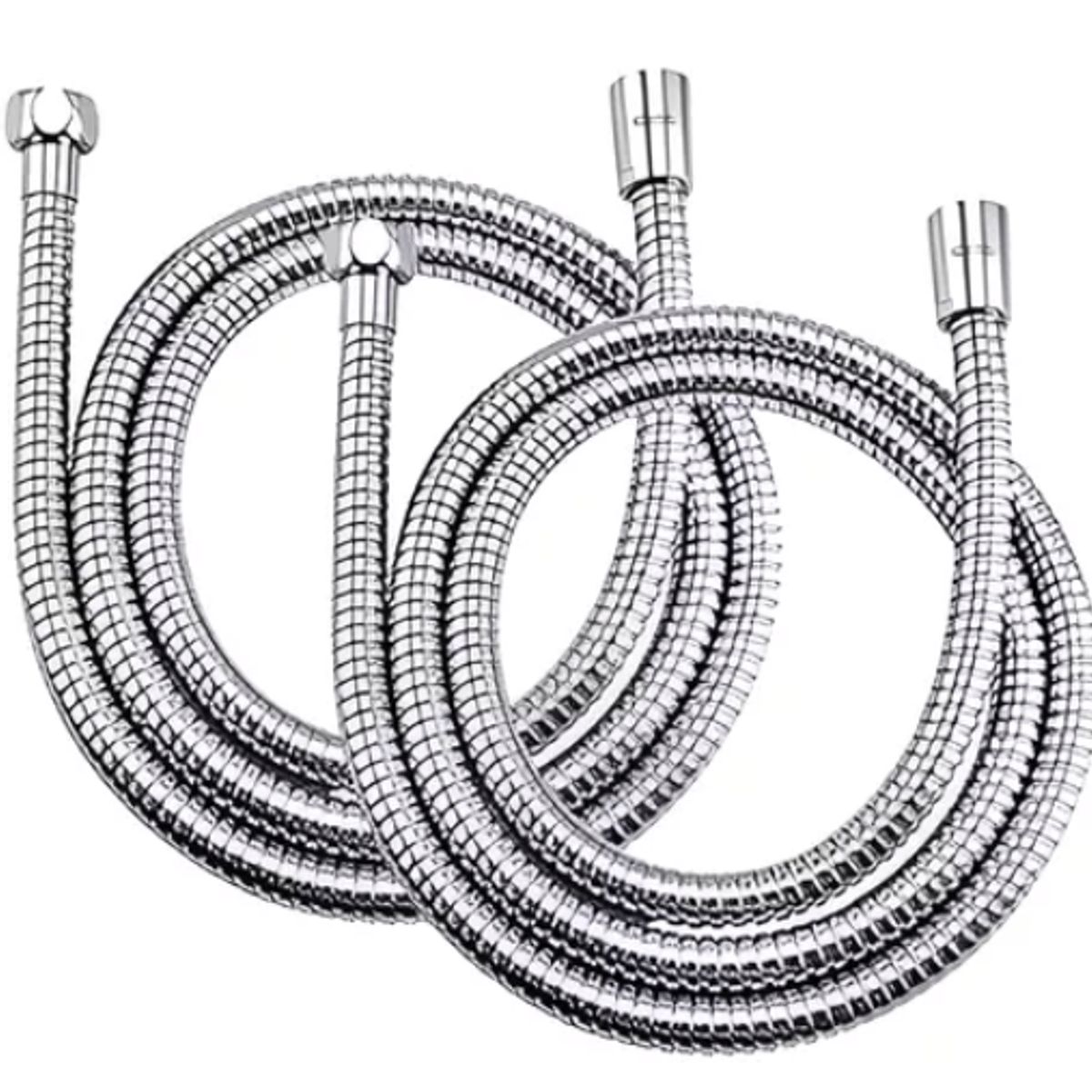 GENERICO - Pack 2 Mangueras Flexible Ducha Teléfono 2mt Universal Baños