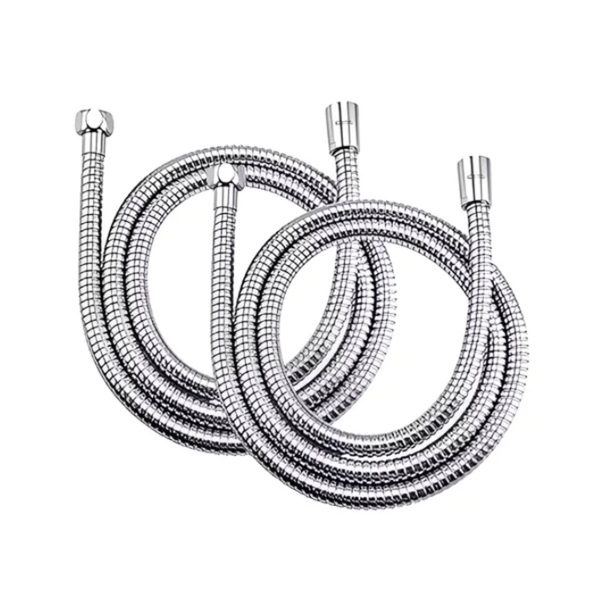 GENERICO - Pack 2 Mangueras Flexible Ducha Teléfono 2mt Universal Baños